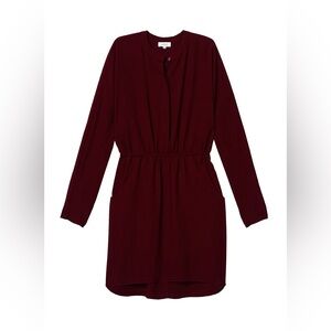 Wilfred, burgundy dress, Size 8, with pocket’s